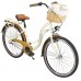 Dviratis AZIMUT Sarema ALU 26" 3-speed 2024 cream semi-matt