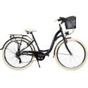 Dviratis AZIMUT Sarema 28" ALU TX-7 2024 black shiny