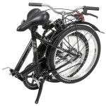 Dviratis AZIMUT Fold 20" 2024 black shiny
