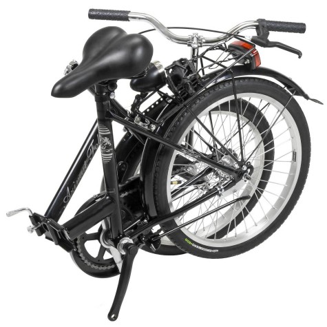 Dviratis AZIMUT Fold 20" 2024 black shiny
