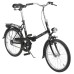 Dviratis AZIMUT Fold 20" 2024 black shiny
