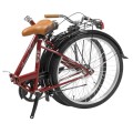 Dviratis AZIMUT Fold 24" 2024 burgund shiny