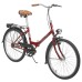 Dviratis AZIMUT Fold 24" 2024 burgund shiny