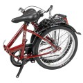 Dviratis AZIMUT Fold 20" 2024 burgund semi-matt