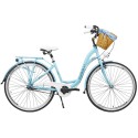 Dviratis AZIMUT Sarema ALU 28" 3-speed 2024 turquoise matt