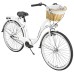 Dviratis AZIMUT Sarema ALU 28" 3-speed 2024 white matt