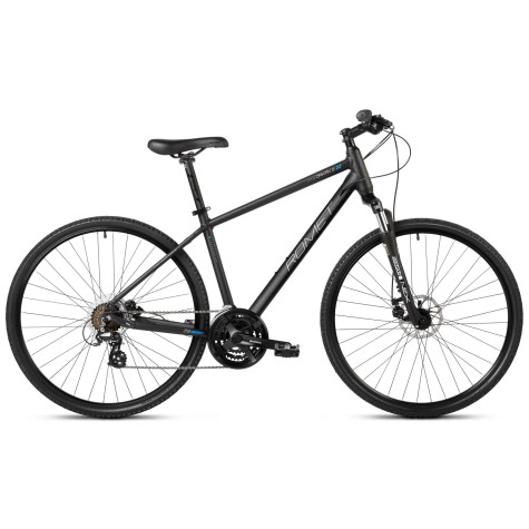 Dviratis Romet Orkan 2 M 2025 black-bright graphite-blue-20" / L