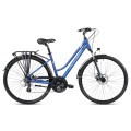 Dviratis Romet Gazela 2 2025 dark blue-sky blue-20" / L
