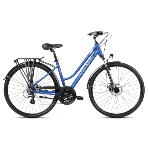 Dviratis Romet Gazela 2 2025 dark blue-sky blue-20" / L