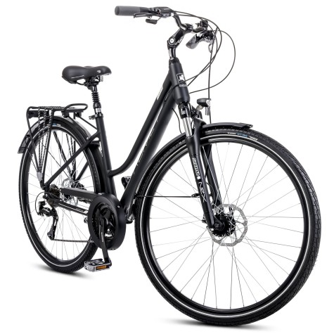 Dviratis Romet Gazela 4 2025 black-grey-18" / M