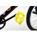 Dviratis Karbon BMX 20 black-lime
