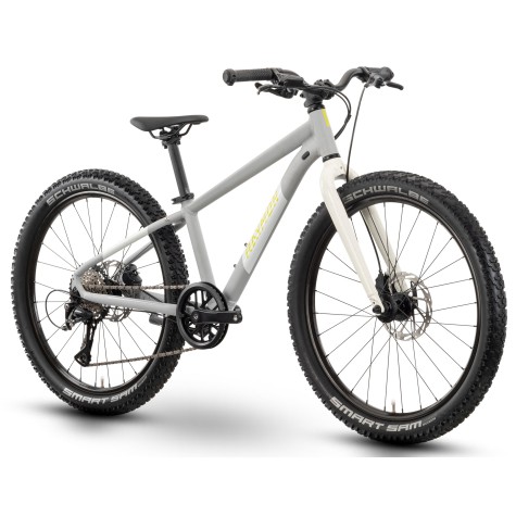 Dviratis Raymon Yanga 24 Pro 2025 grey-white-lime