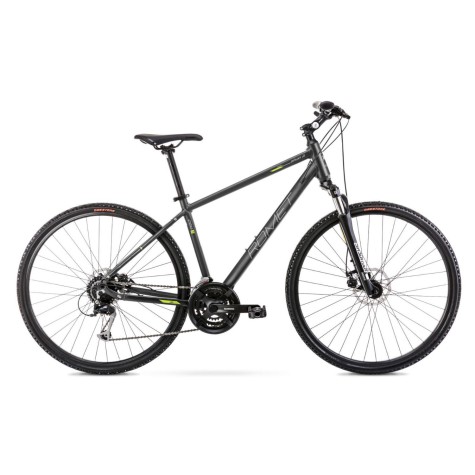 Dviratis Romet Orkan 3 M 28" 2022 graphite-yellow-18" / M