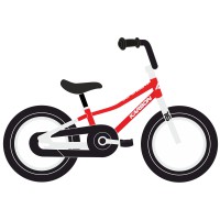 Dviratis Karbon Superlight 16 red..