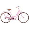 Dviratis Romet Luiza Classic 26 2025 pink-18" / M