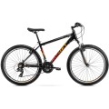 Dviratis Romet Rambler R6.0 2025 black-orange-red-17" / M