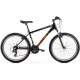 Dviratis Romet Rambler R6.0 2025 black-orange-red-17" / M