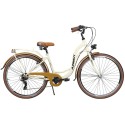 Dviratis AZIMUT Vintage TX-7 28" 2025 cream-brown semi-matt