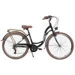Dviratis AZIMUT Vintage TX-7 28" 2025 black-cream matt