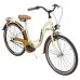 Dviratis AZIMUT Vintage 26" 3-speed 2025 cream-brown shiny