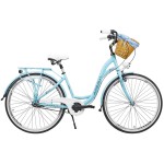 Dviratis AZIMUT Sarema ALU 28" 3-speed 2025 turquoise matt