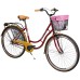 Dviratis AZIMUT Holland Retro 28" 3-speed 2025 burgund shiny