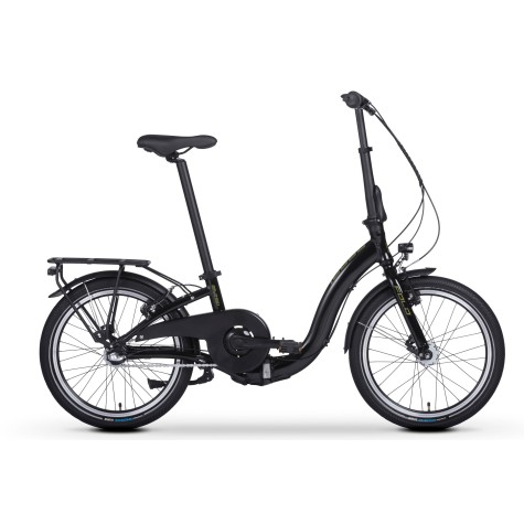 Dviratis Tabou Fold Easi black-gold