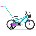 Dviratis Tabou Miss Lite 16 turquoise-purple