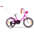 Dviratis Tabou Miss CS Alu 14 pink-white
