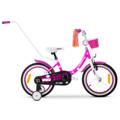 Dviratis Tabou Miss CS Alu 14 pink-white