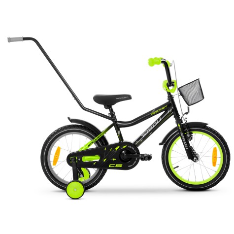 Dviratis Tabou Rocket CS Alu 12 black-lime