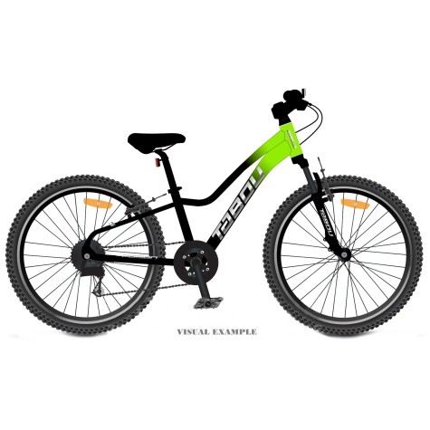Dviratis Tabou Poison 20 green-black