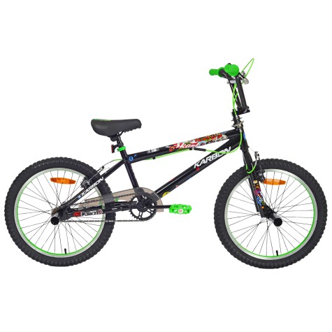 Dviratis Karbon BMX 20 black-green
