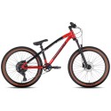 Dviratis Tabou Stunt JR 24 red-black