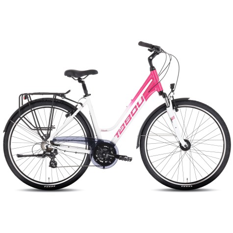 Dviratis Tabou Kinetic 2 W white-fuxia-L / 21