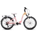 Dviratis Tabou Queen 20 coral-white