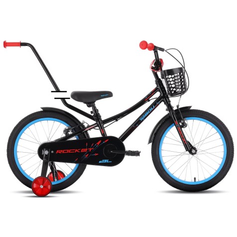 Dviratis Tabou Rocket AL 14 black-red