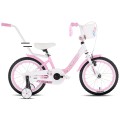 Dviratis Tabou Miss Alu 16 pink-white
