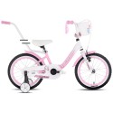 Dviratis Tabou Miss Alu 16 pink-white