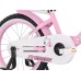 Dviratis Tabou Miss Alu 16 pink-white
