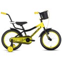 Dviratis Tabou Rocket Alu 16 black-yellow