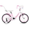 Dviratis Tabou Miss 16 pink-white