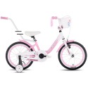 Dviratis Tabou Miss 16 pink-white