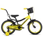 Dviratis Tabou Rocket 16 black-yellow