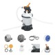 Bestway smėlio filtras siurblys 3028 L, bakas 8.5k..