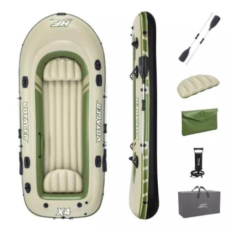 4-vietė pripučiama valtis Bestway Voyager X4 Raft