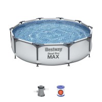 Karkasinis baseinas Bestway Steel Pro Max Set 305х76 cm, su filtruojanči..