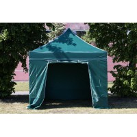Pop Up sulankstoma palapinė 2.92x2.92 m, su sienomis ir stogu, žalia, se..