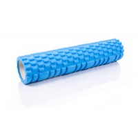Masažinis putų volelis Yoga Roller 14x62cm (mėlynas)..