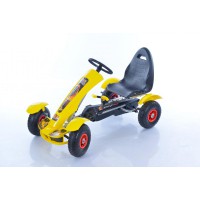 Velokartas Go-Kart Yellow F618..